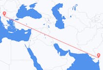Flyreiser fra Ahmadabad, til Skopje