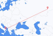 Fly fra Tjeljabinsk til Bari