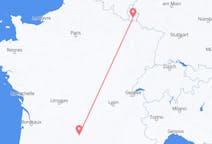 Flyg från Luxemburg, Luxemburg till Rodez, Frankrike