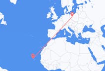 Flights from São Vicente in Cape Verde to Poznań in Poland