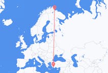 Flights from Kirkenes, Norway to Dalaman, Turkey