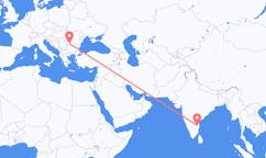 Flights from Tirupati, India to Craiova, Romania
