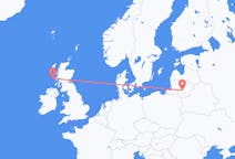 Flights from Tiree, Scotland to Kaunas, Lithuania