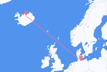 出发地 冰岛阿克雷里目的地 德国吕贝克的航班