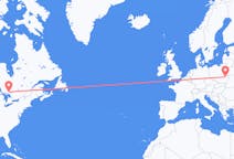 Flyreiser fra Greater Sudbury, Canada til Lublin, Polen