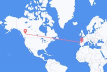 Flights from Prince George, Canada to Valladolid, Spain