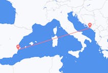 Flights from Dubrovnik in Croatia to Alicante in Spain