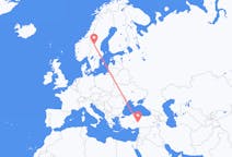 Flights from Kayseri, Turkey to Sveg, Sweden