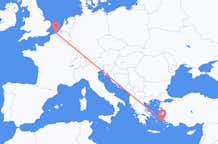 Flyreiser fra Leros, Hellas til Ostend, Belgia