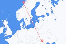 Flights from Rørvik, Norway to Bacău, Romania