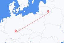 Flyg från Nürnberg, Tyskland till Vilnius, Litauen