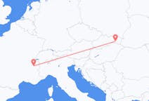 Vols depuis Košice, Slovaquie à Chambéry, France