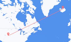 Flyg från Hayden, USA till Akureyri, Island