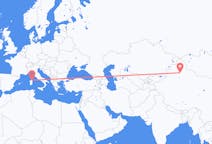 Flyreiser fra Ürümqi, Kina til Olbia, Italia