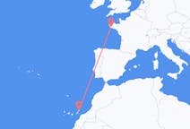 Flyg från Quimper till Lanzarote