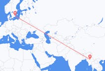 Flyreiser fra Mandalay, Myanmar (Burma) til Kalmar, Sverige