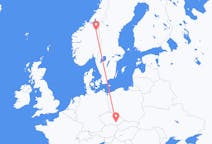 Flights from Røros, Norway to Brno, Czechia