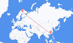 Flyg från Huizhou, Kina till Kolari, Finland