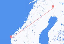 Loty z miasta Pajala do miasta Florø