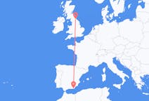 Flights from Almería, Spain to Durham, England, the United Kingdom