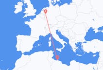 出发地 利比亚出发地 的黎波里目的地 德国杜塞尔多夫的航班