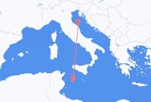 Flights from Lampedusa, Italy to Ancona, Italy