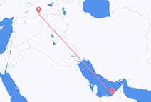 来自阿拉伯联合酋长国出发地 阿布扎比目的地 土耳其馬爾丁的航班