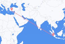 Flyreiser fra Bengkulu, Indonesia til Antalya, Tyrkia