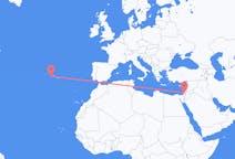 Vols de Tel Aviv, Israël vers Horta, portugal