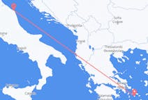Flyg från Syros till Ancona