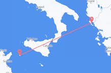 Flyg från Pantelleria, Italien till Korfu, Grekland