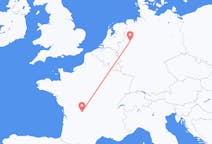 Lennot Limogesista, Ranska Münsteriin, Saksa