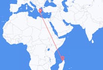 Flyrejser fra Nosy Be, Madagaskar til Chania, Grækenland