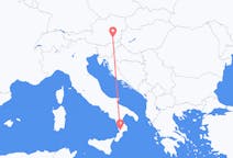 出发地 意大利出发地 拉默齐亚温泉目的地 奥地利格拉茨的航班