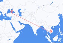 Flyrejser fra Ho Chi Minh-byen, Vietnam til Samsun, Tyrkiet