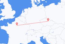 Flyg från Pardubice, Tjeckien till Paris, Frankrike