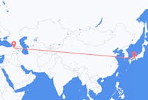 Flyreiser fra Takamatsu, Japan til Kars, Tyrkia
