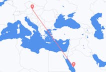 Flyg från Yanbu, Saudiarabien till Vienna, Österrike
