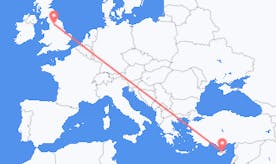 Flights from England to Cyprus