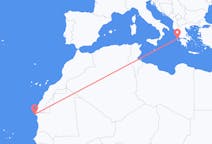 Flyreiser fra Nouâdhibou, Mauritania til Kefallinia, Hellas