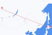 ตั๋วเครื่องบินจากเมืองคุชิโระไปยังเมืองครัสโนยาสค์