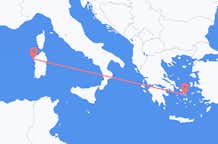 Flyreiser fra Alghero, til Mykonos