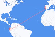 Flyg från Tumbes, Peru till Faro, Portugal