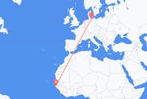 Flyreiser fra Ziguinchor, Senegal til Lübeck, Tyskland
