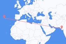 Flights from Kandla, India to Terceira Island, Portugal