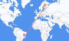 Flyg från Belo Horizonte, Brasilien till Jyväskylä, Finland