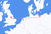 Flyrejser fra Nottingham, England til Stettin, Polen