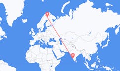 Flyg från Mangalore, Indien till Kolari, Finland