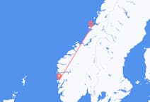 Loty z miasta Bergen do miasta Rørvik