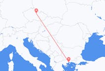 Fly fra Pardubice til Kavala